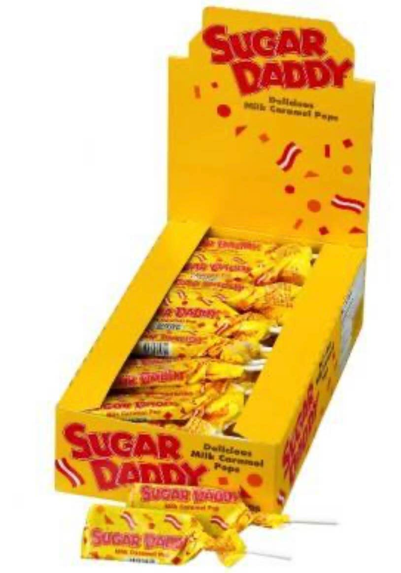 O'Shea's Candies Sweet Shop - Wholesale Lollipop - Nostalgic 1925 Original “Sugar Daddy” Caramel Pop 48ct Box5