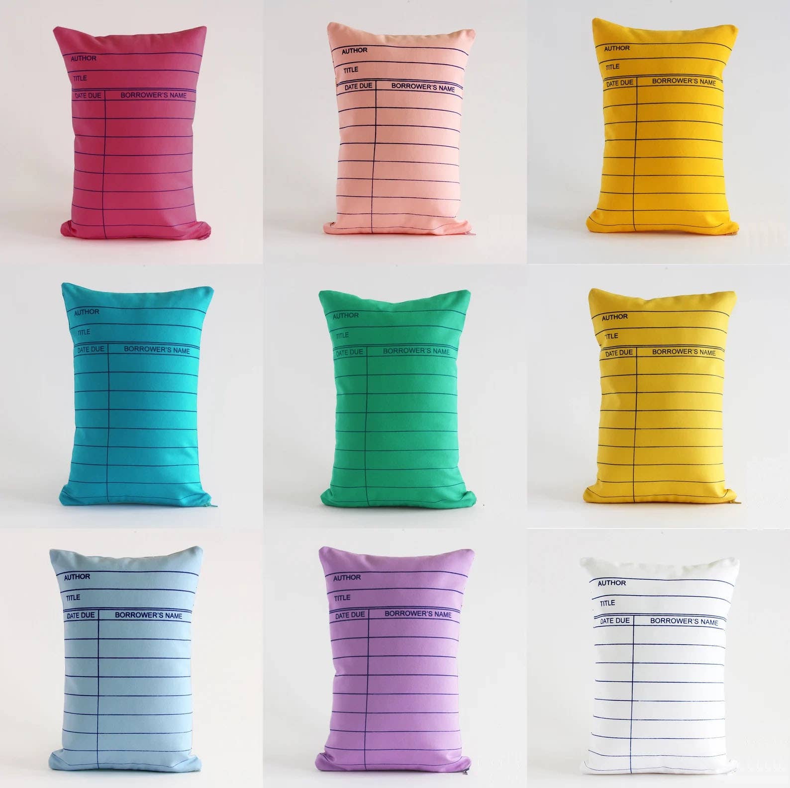 Dirtsa Studio – wholesale Dekorativ kudde – Kuddar med bibliotekskort0