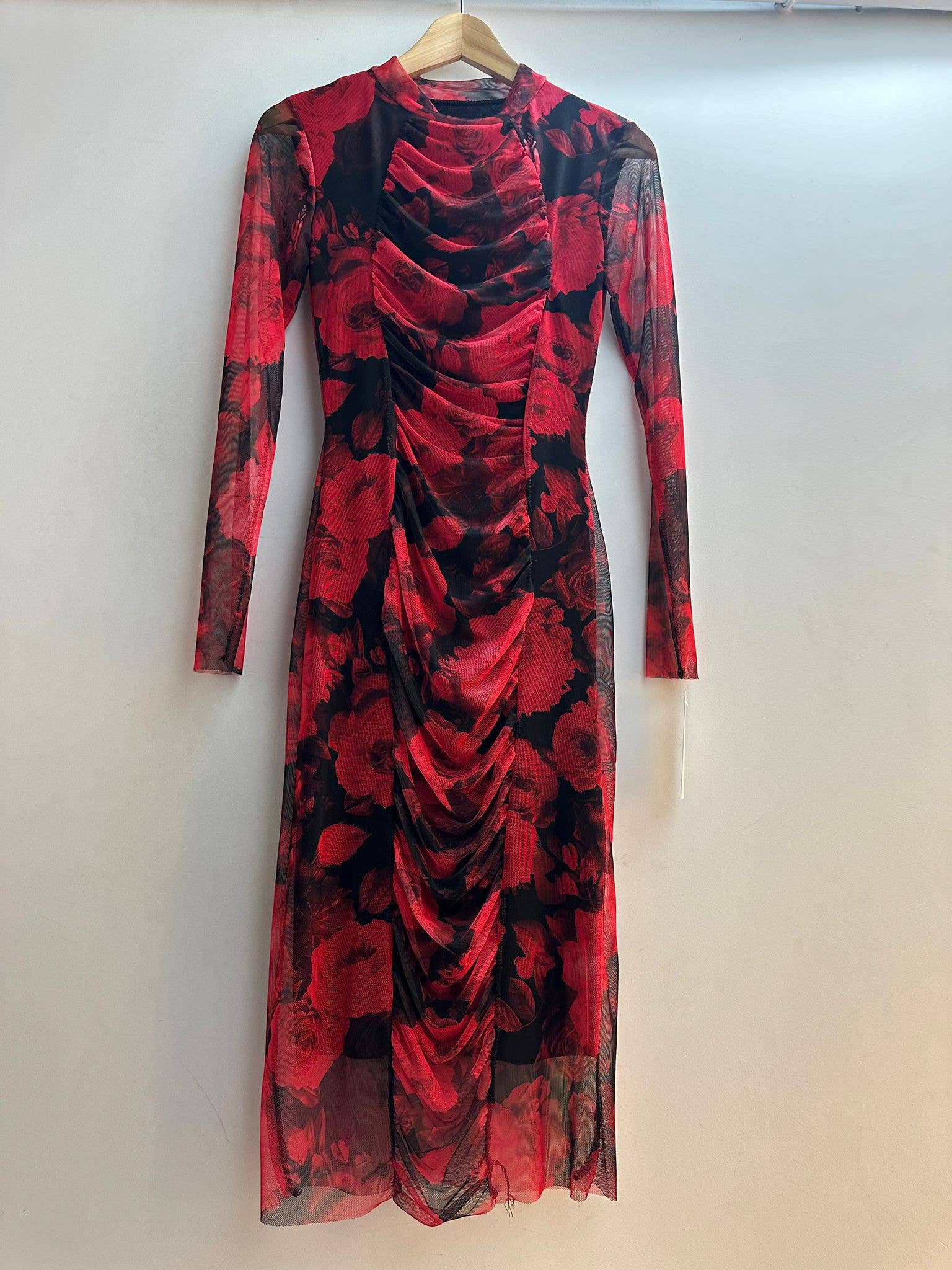 LORIANE - Wholesale Dress - Women's - 6818 One Size Bodycon Print Maxi Dress 17