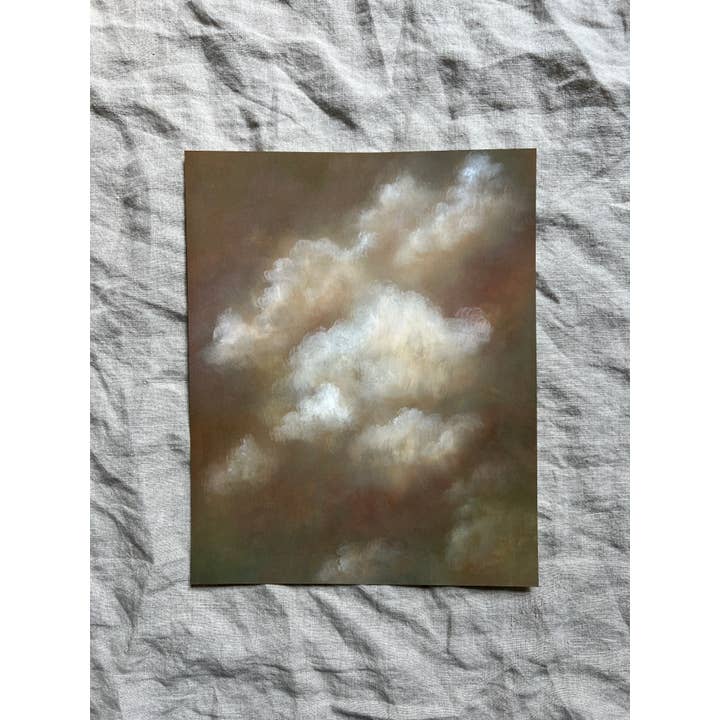 Chuchoter Tessa Brown Peinture Abstraite Dessin pour la vente par Tessa Brown Art