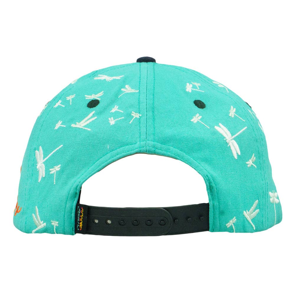 Goose Dragonfly Turquoise Snapback Hat for wholesale on Faire3