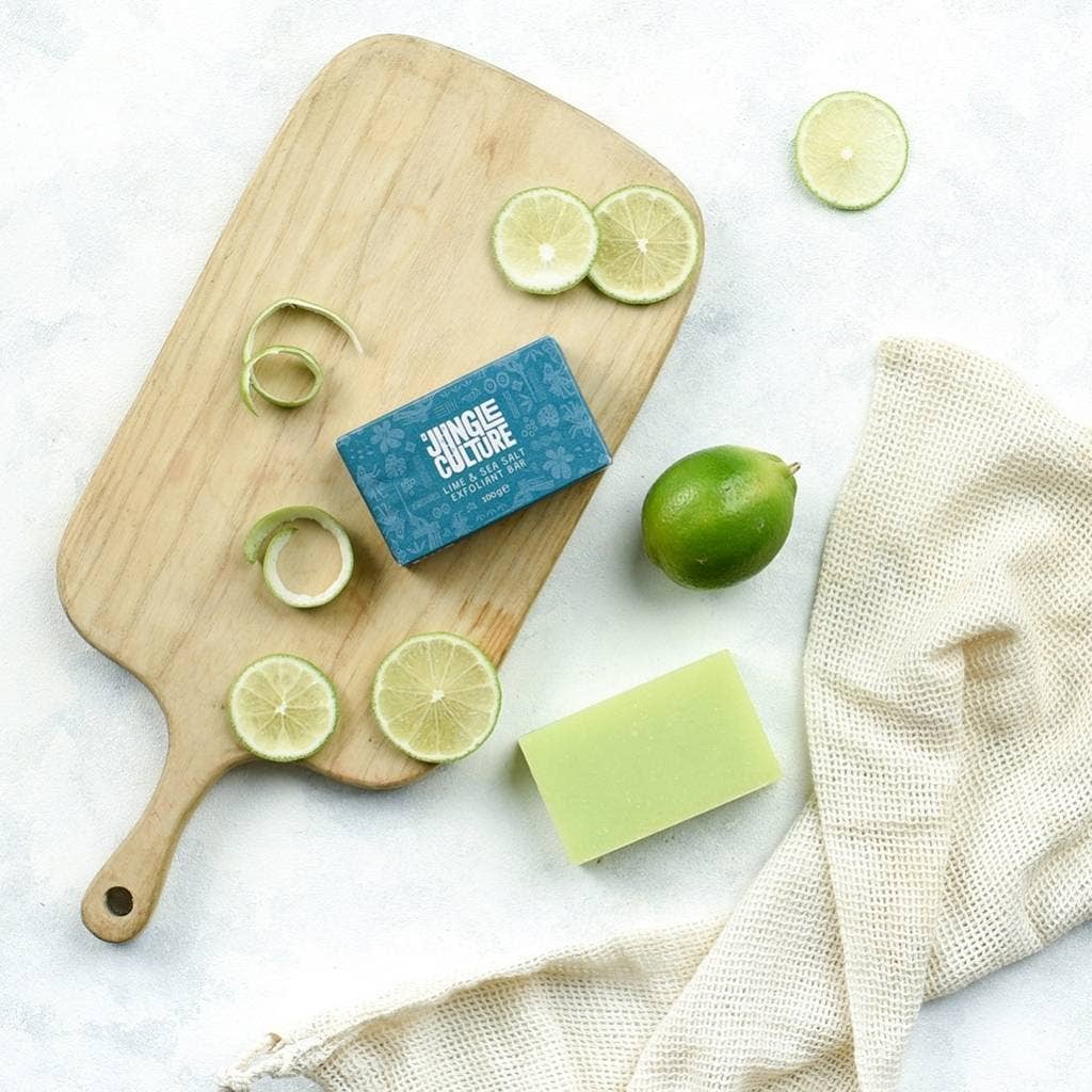 Jungle Culture - Wholesale Bar Soap - Body Soap - Lime & Sea Salt Natural Soap Bar