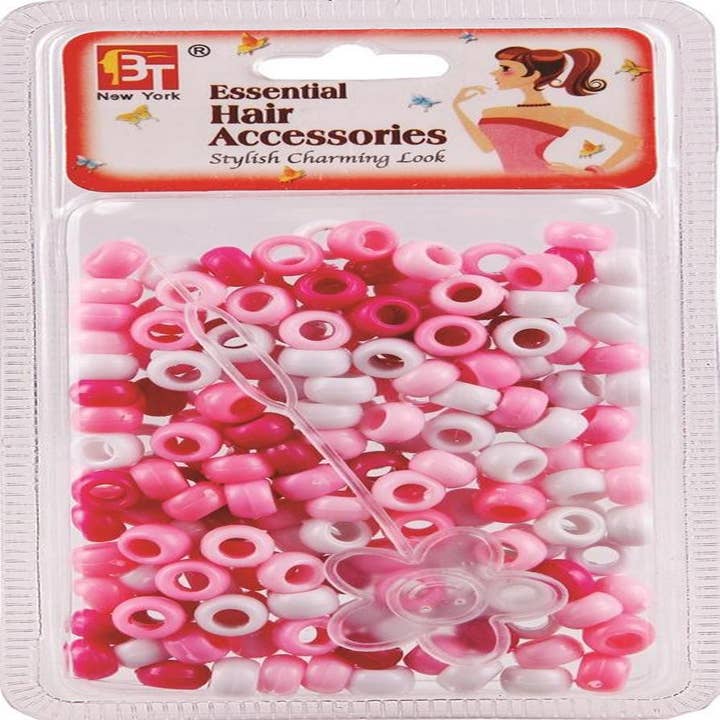 KT Supply - Wholesale Retailer Display - Jewelry - Small Round Beads Pink Assorted