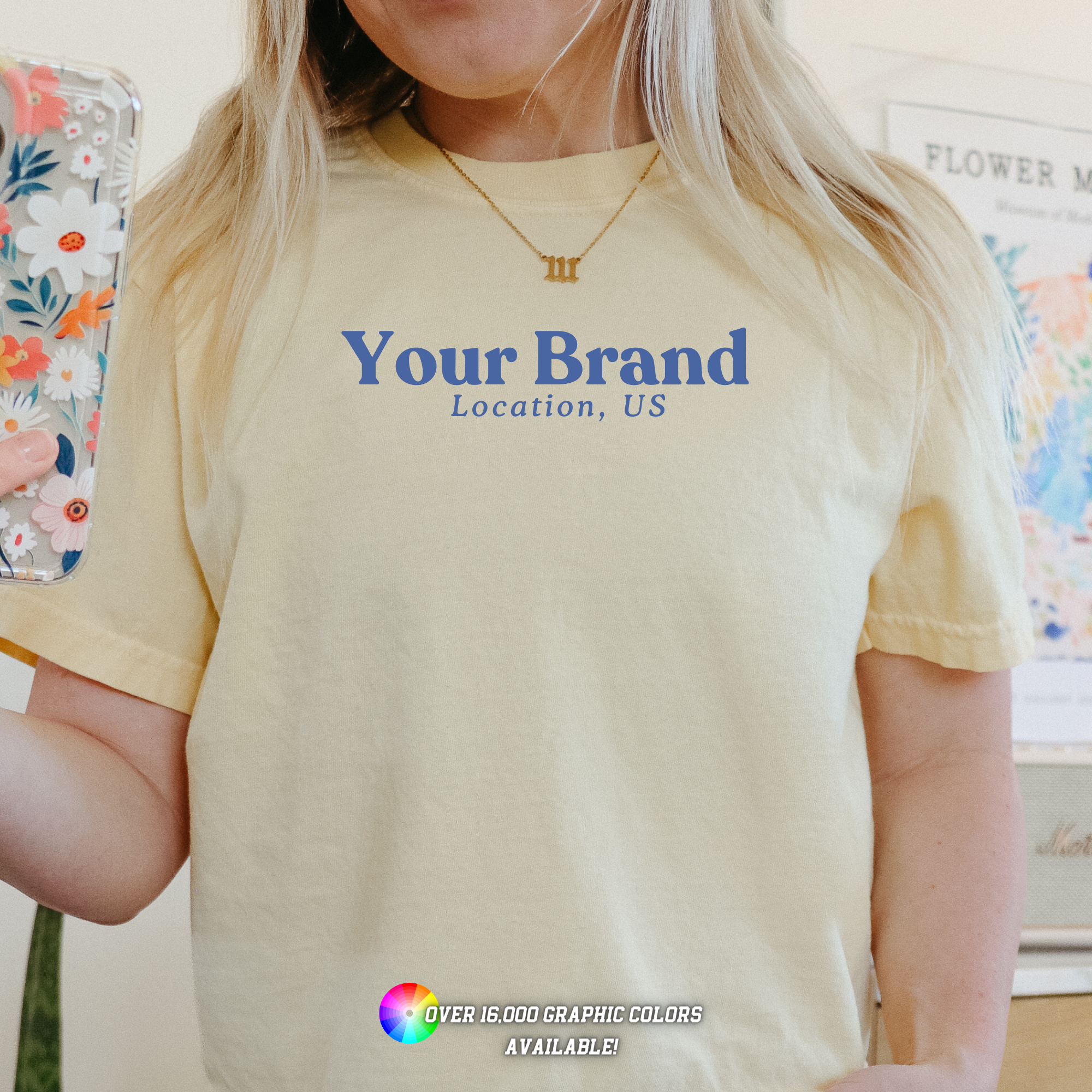 Faith & Life Christian Brands - Vente T-shirt sérigraphié – unisexe - Haut de boutique logo ville État Comfort Colors vêtements personnalisés14