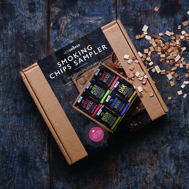 Hot Smoked – Engroshandel BBQ-sauce – BBQ Rygning Chips Sampler4