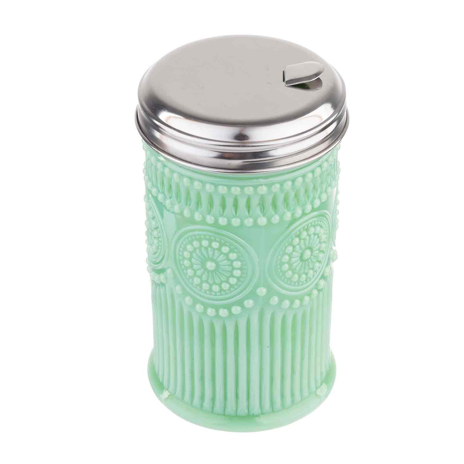 TableCraft Products Company - Wholesale Jar - Jadeite Glass Collection™ 9 oz Sugar Shaker1