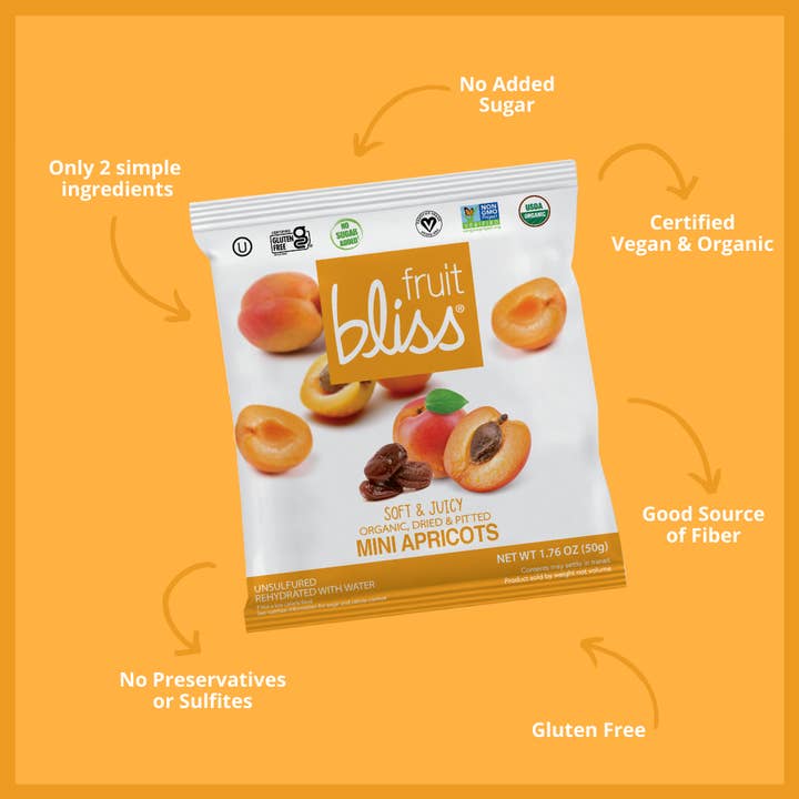 Fruit Bliss - Wholesale Dried/Dehydrated Fruit - Organic Soft & Juicy Turkish Mini Apricots3