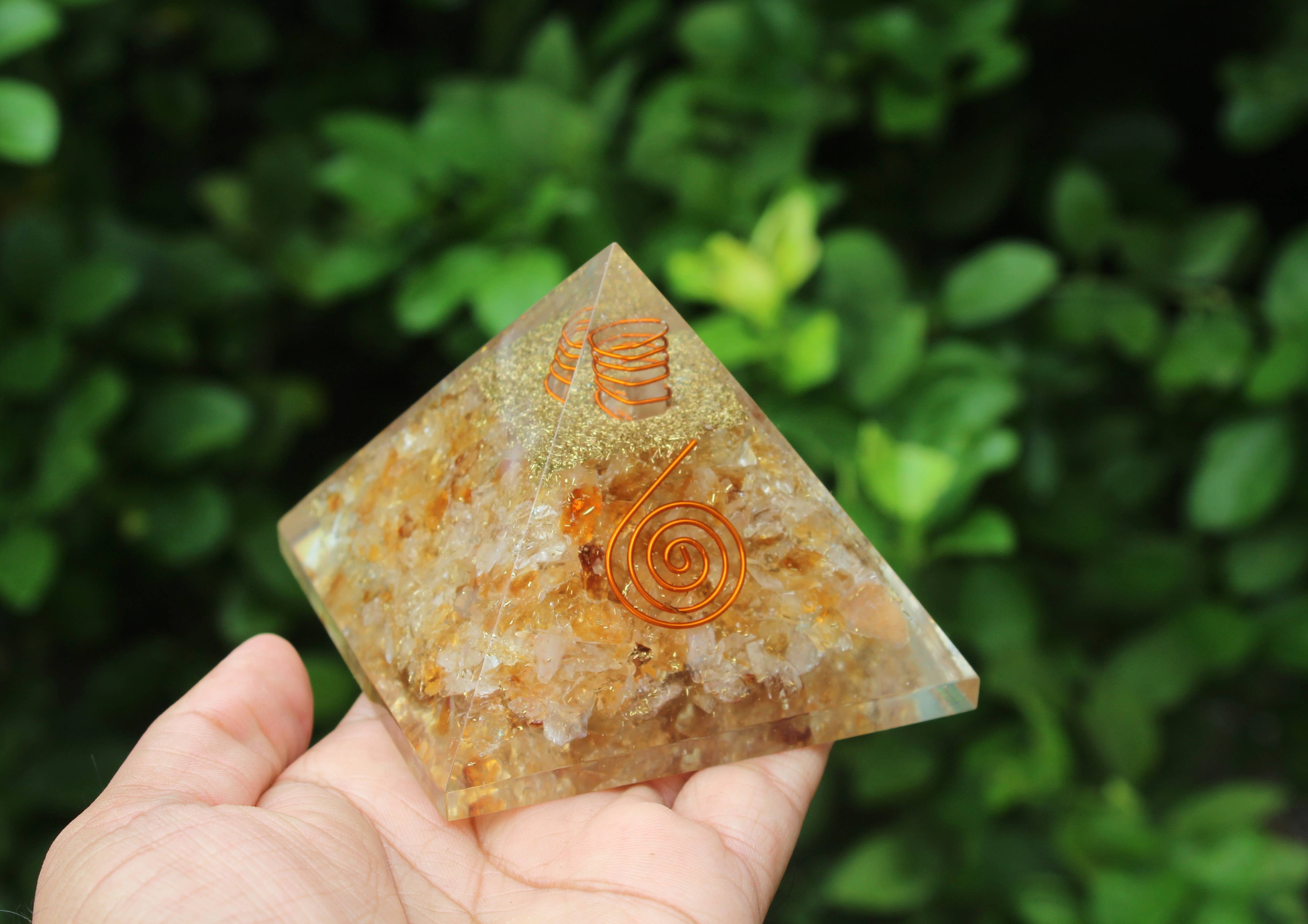 Aura Vibes - Wholesale Spiritual Stone/Crystal - Citirne Orgone Pyramid0