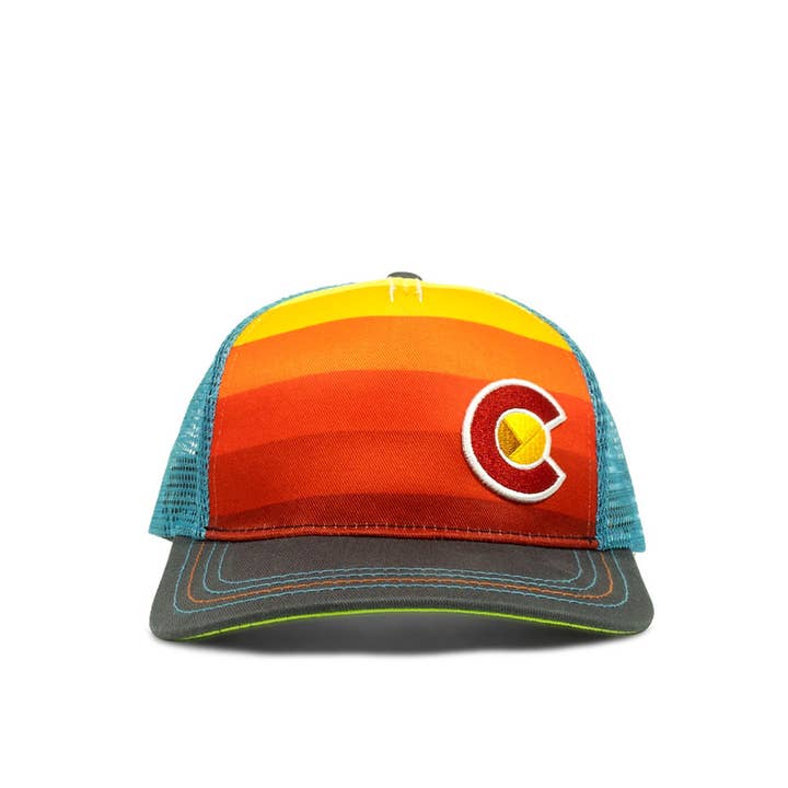 YoColorado - Wholesale Kids Hat - Kids - Hat - Lil' Fit Sunset Fader Curve Bill1