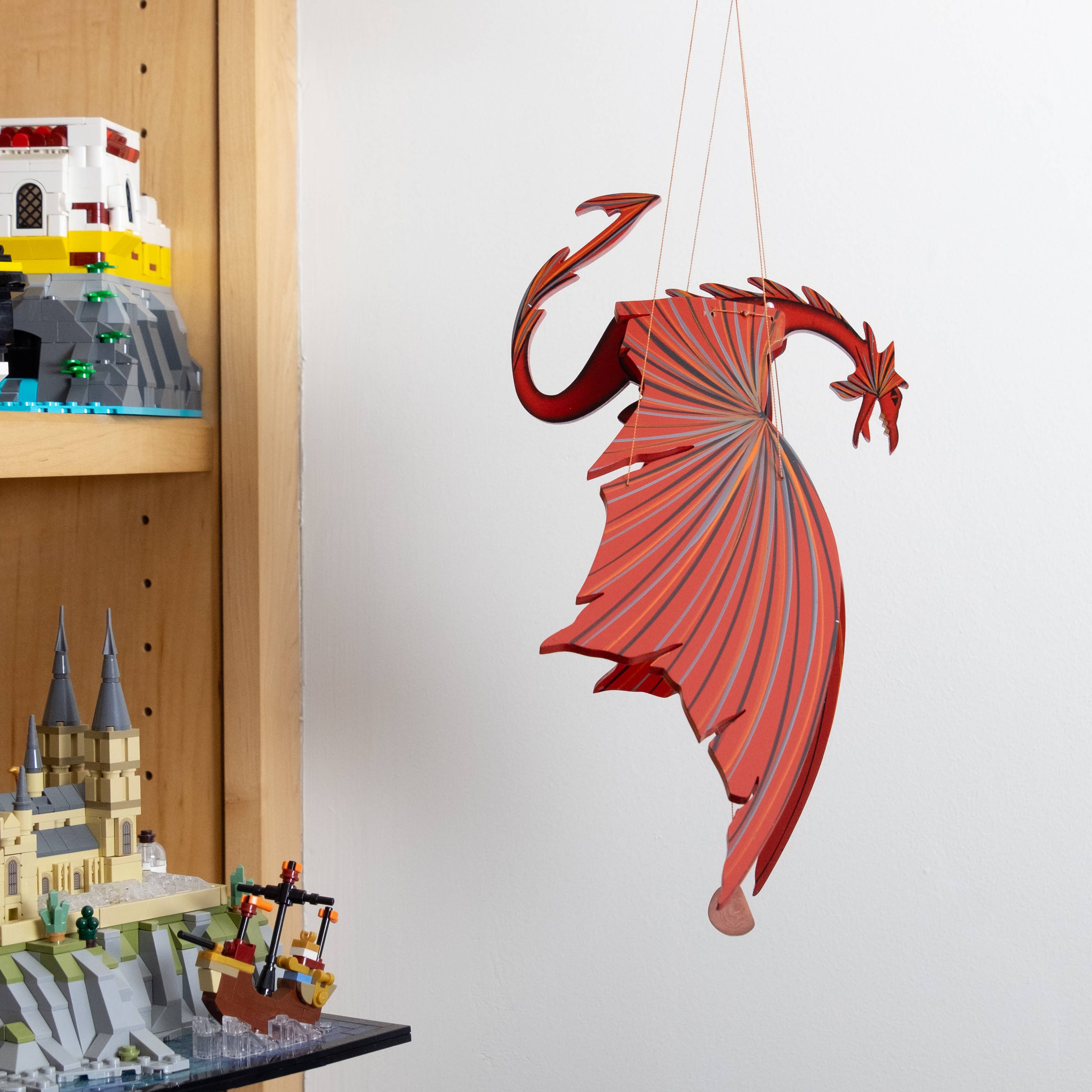 Tulia's Artisan Gallery - Wholesale Mobile - Dragon Flying Mobile - Welsh3