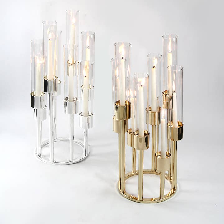 Galore Home - Wholesale Candelabra - Aura Octet Tabletop Candelabra2