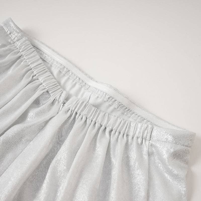 SILVER Casual Wide Leg Strapless Solid Color Tube Jumpsuits for wholesale on Faire14