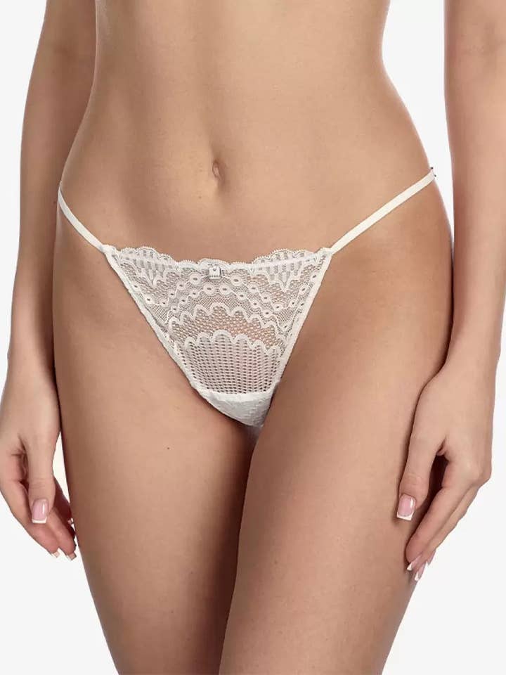 Diamond Lace G-streng Asti for engroshandel hos NENYA x Bretelle