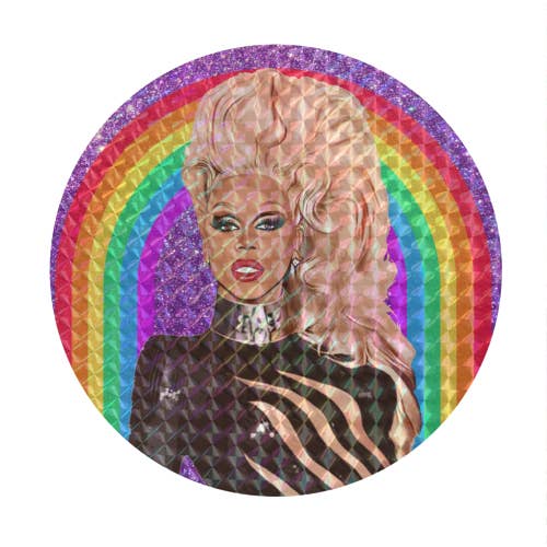 ART WOW - Wholesale Sticker - Circle Stickers 'GLITTER RU'2