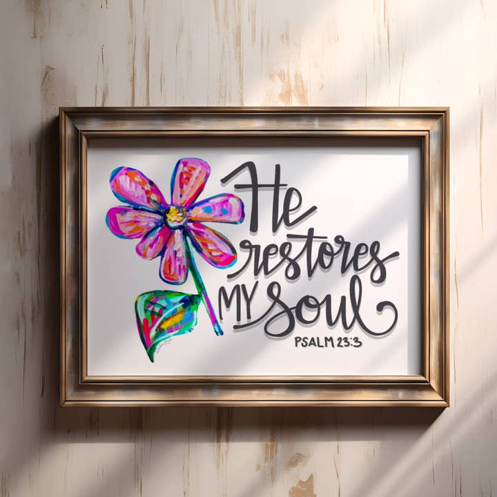 Audra Style - Wholesale Art Print - Scripture Art Print, Christian Art, Dopamine Decor, Trendy Colorful Wall Poster, Maximalist Home3