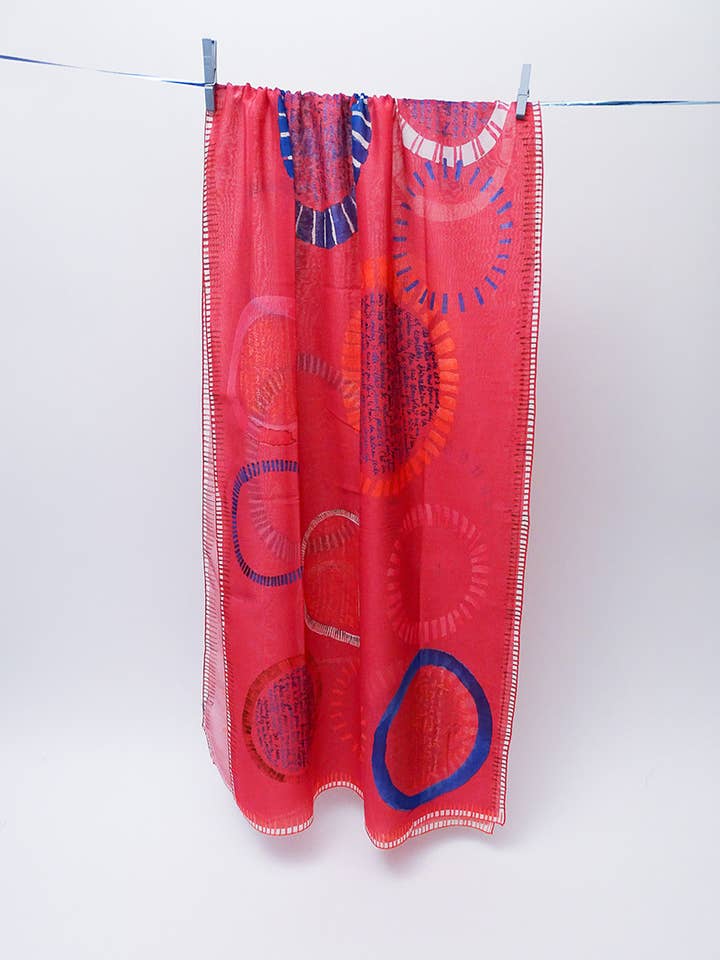 Colorful Scarf - A Room of One's Own for wholesale by Bleu tango