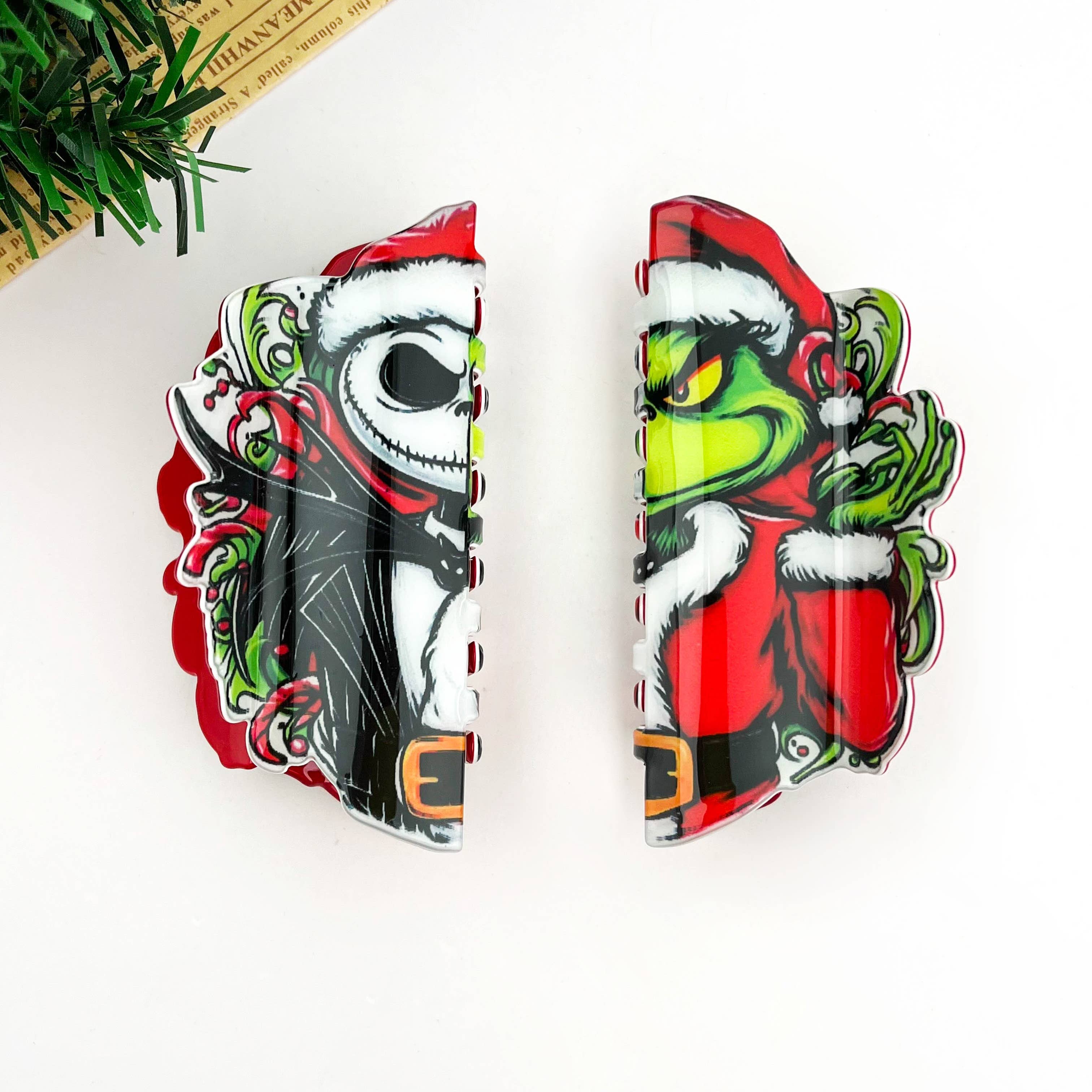 TheDivaSoap - Vente Pince à cheveux – femme - Série de pinces à cheveux de Noël, pince à cheveux amusante pour les fêtes0