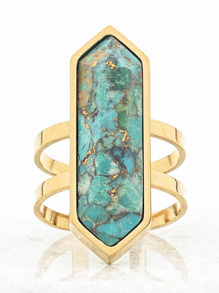 Vild och fri turkosring för wholesale av Starfish Project, Inc