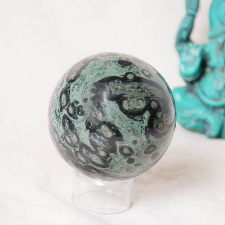 Tiny Rituals - Wholesale Spiritual Stone/Crystal - Kambaba Jasper Sphere - AAA Premium Quality15