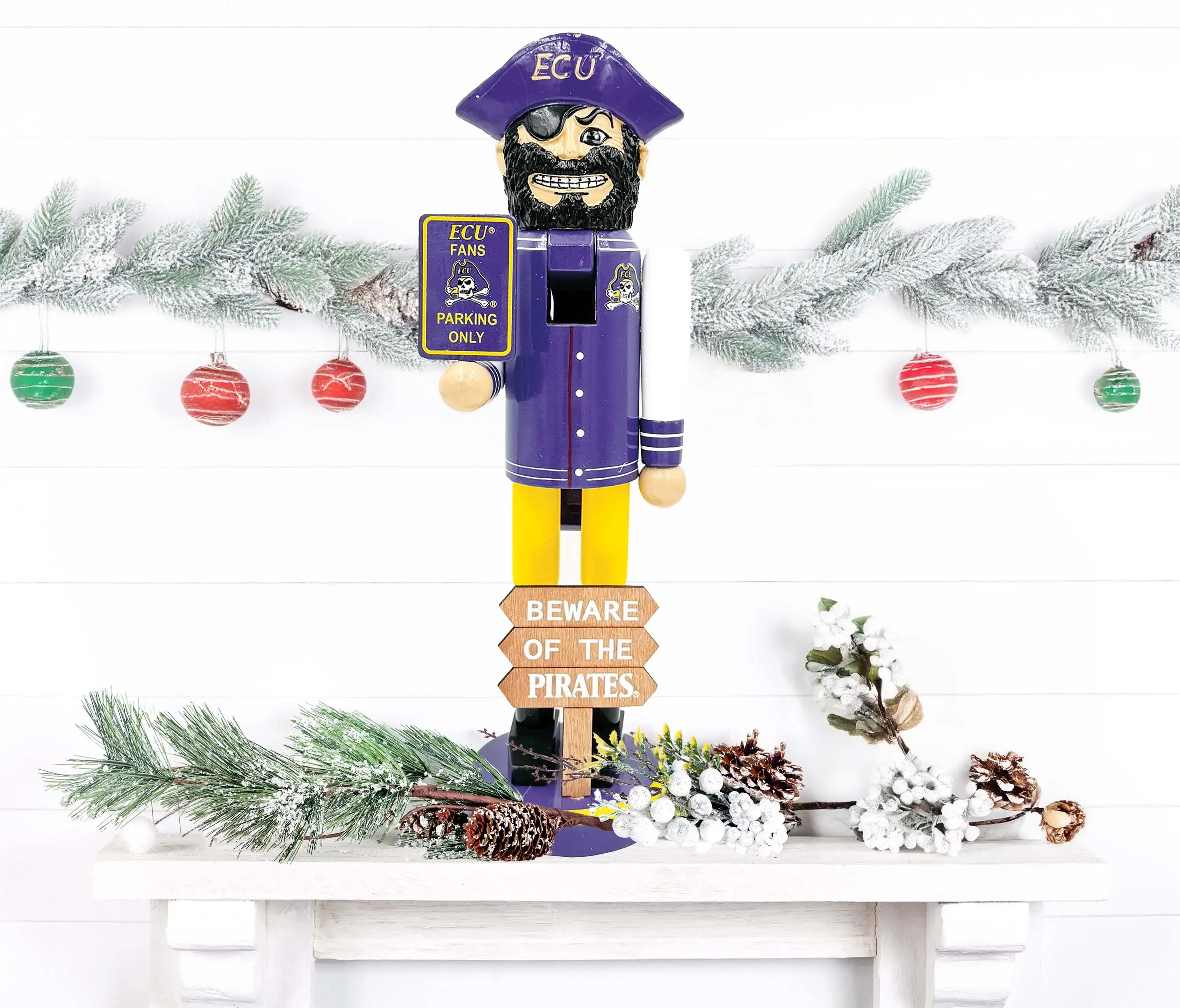 Santa’s Workshop Inc. - Wholesale Holiday Nutcracker - 12" ECU Beware of the Pirates Nutcracker3