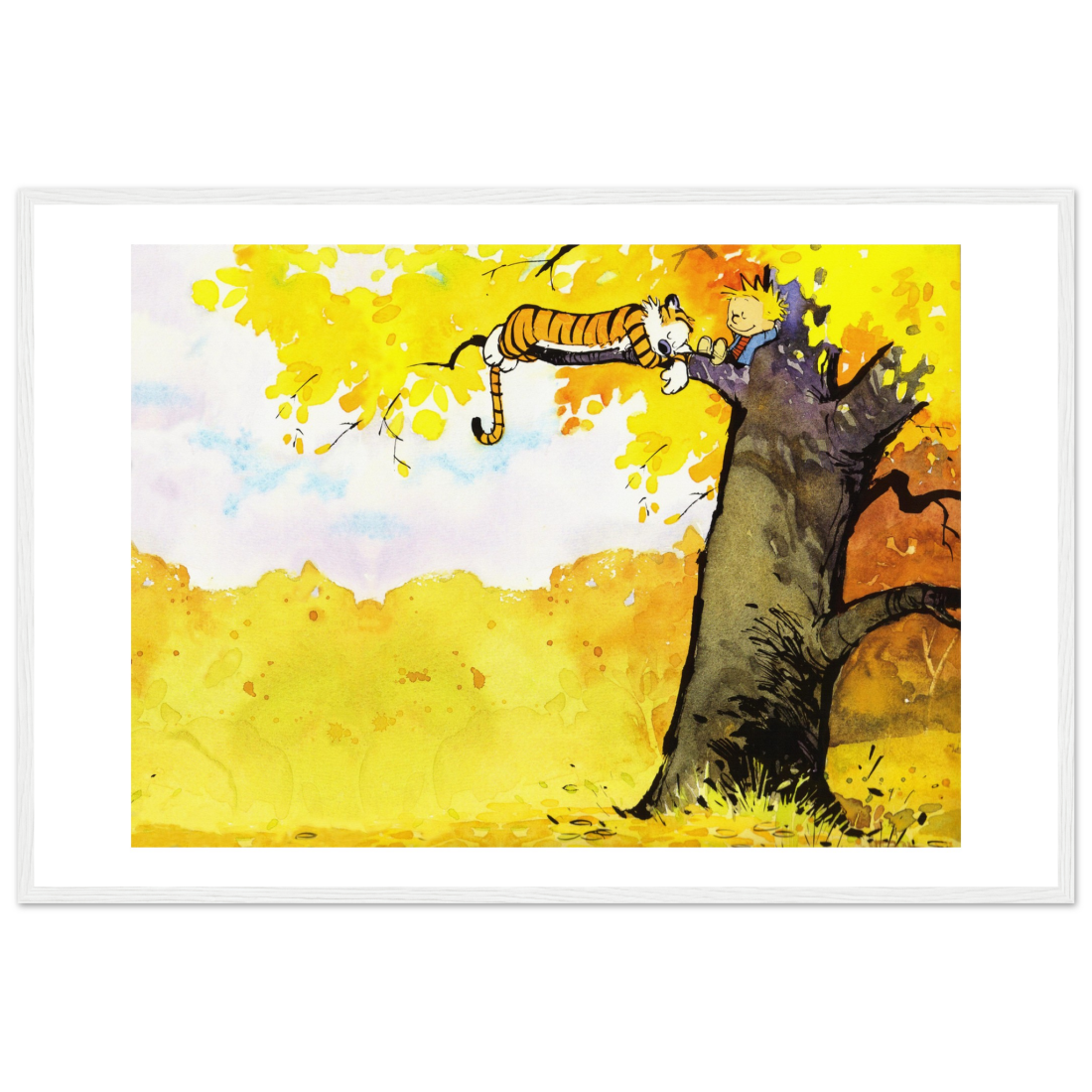 Art-O-Rama Shop - Wholesale Poster - Calvin and Hobbes Resting on a Tree Poster11