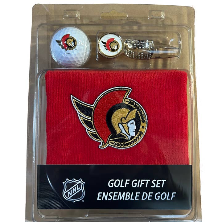Set de Regalo de Golf de 4 Piezas de los Ottawa Senators para venta al por mayor de CaddyPro Golf Products Ltd.