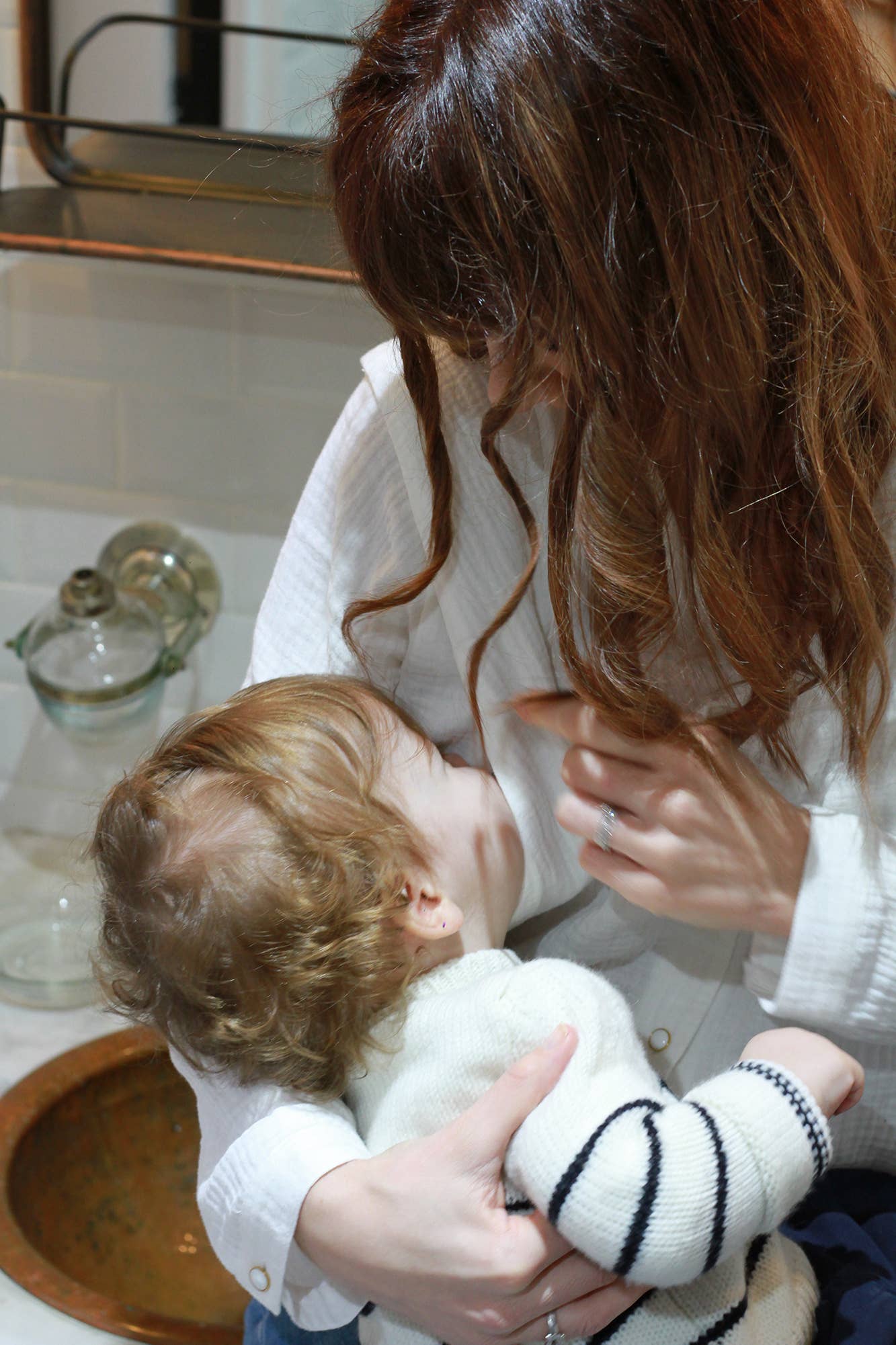 You&Milk - Wholesale Nursing Top - Maternity - Le Milk c'est chic nursing shirt (White)3