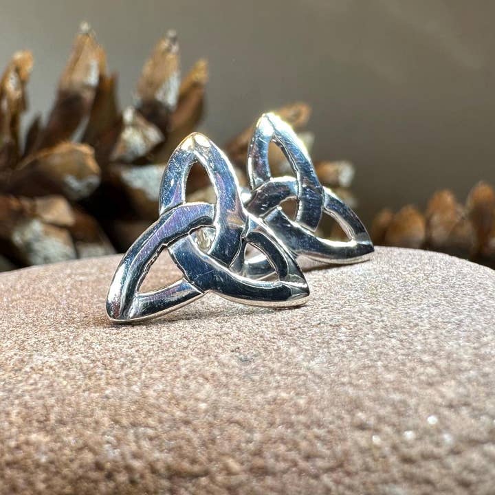 Celtic Crystal Designs Jewelry & Gifts - Wholesale Stud/Post Earrings - Zephyr Celtic Trinity Knot Earrings7