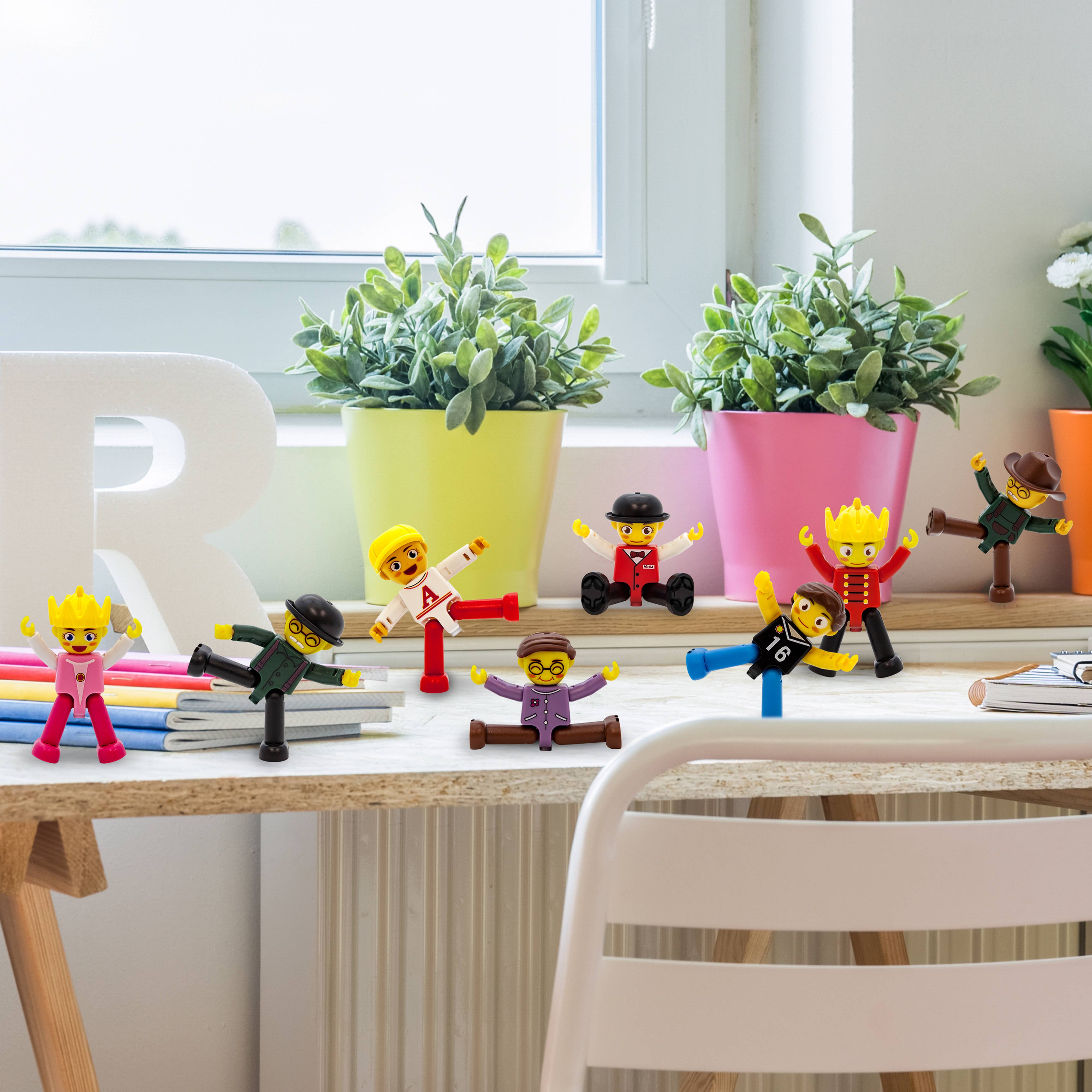 PicassoTiles - Wholesale Toy Set - Kids - PicassoTiles Professional Figure Set - 8 Characters5