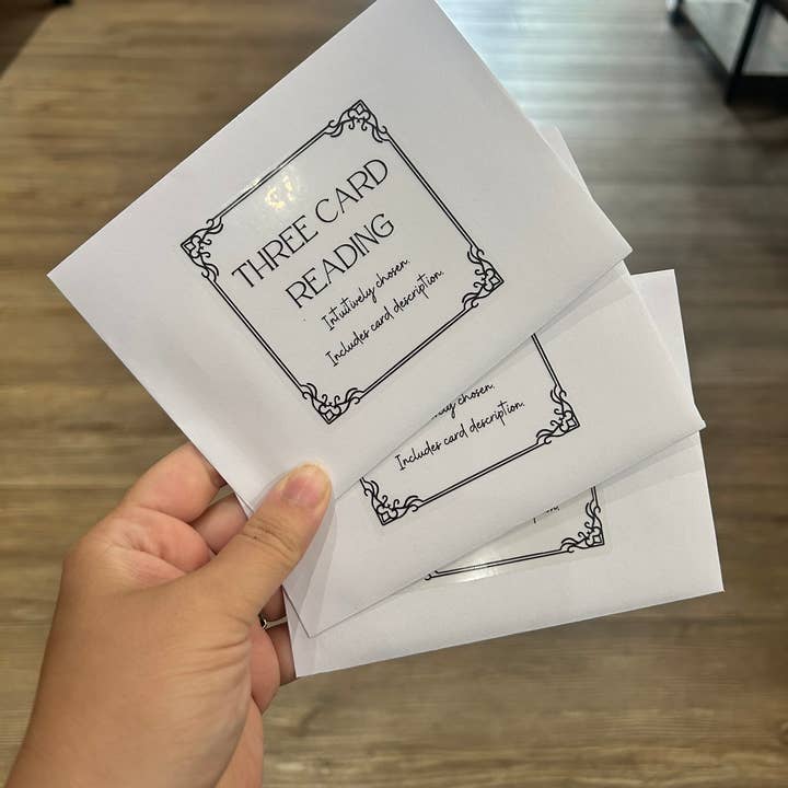 Three Card Tarot Reading for wholesale by Mz. Jones’ Curio, Inc.