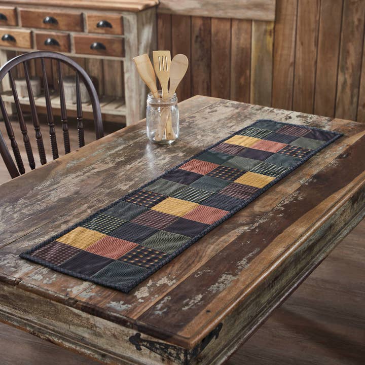 VHC Brands - Wholesale Table Runner - Heritage Farms Quilted Runner 12x48