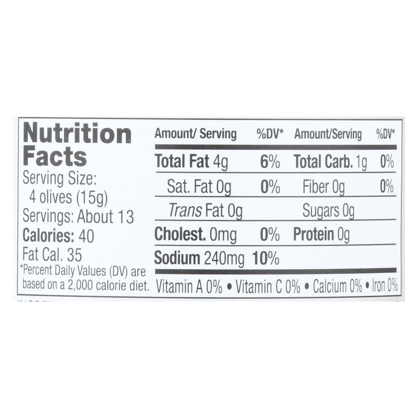 Ware Spark - Wholesale Olives - Jeff's Natural Jeff's Natural Kalamata Olive - Kalamata - Case Of 6 - 7 Oz.1