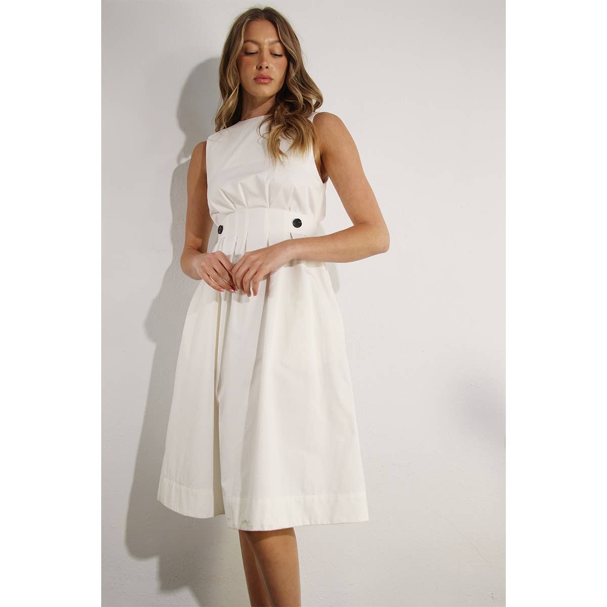 Mulla - Vente Robe – femme - ROBE PLISSÉE EN COTON30