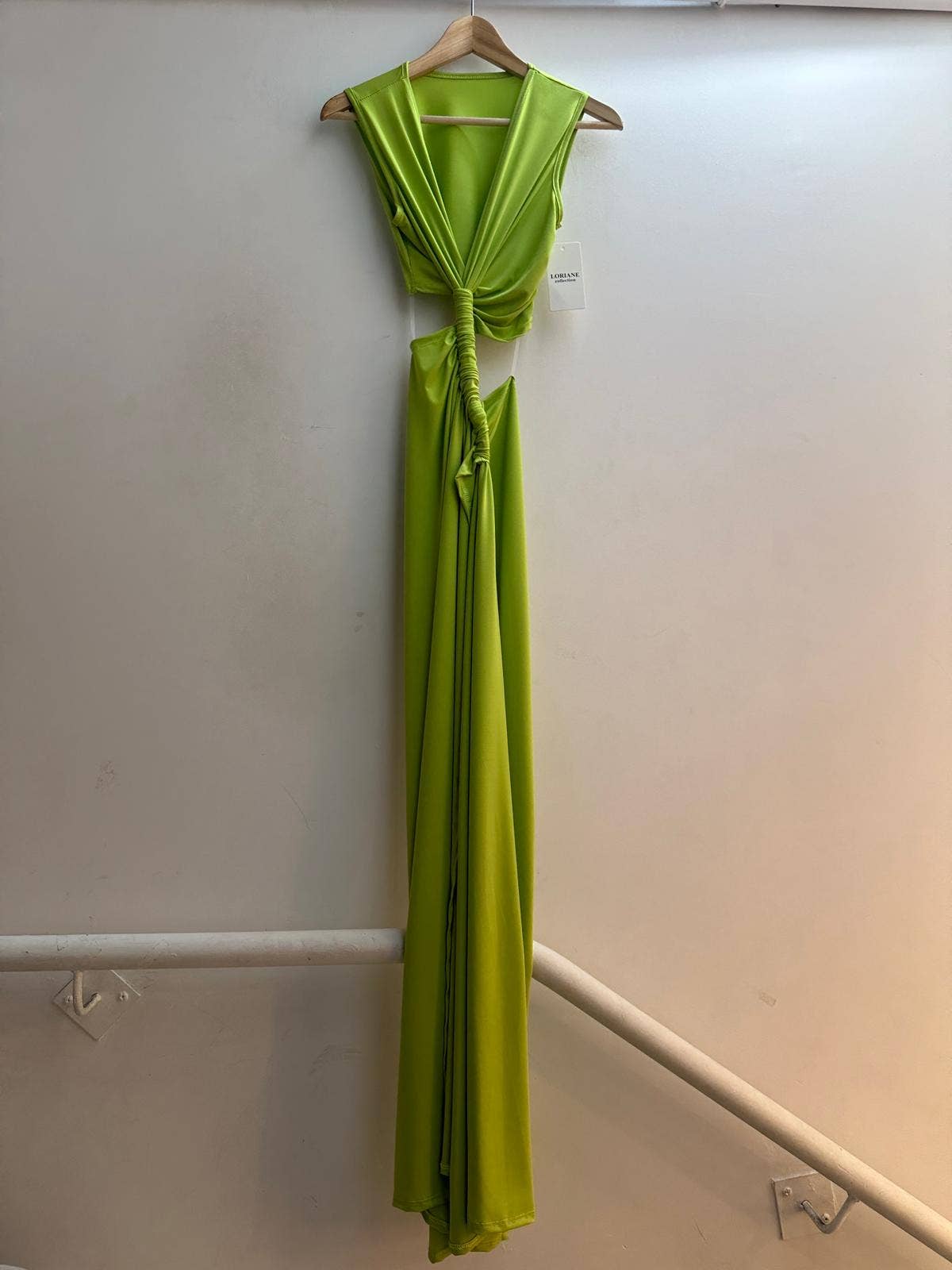 LORIANE – wholesale Gown – Women's – 6595 long dress with slit one size 10