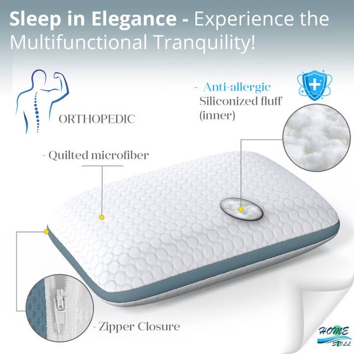 HOME STILL - Wholesale Bedding Pillow - Home Still Luxuruy Quilted Bed Pillow 50x70x10cm4