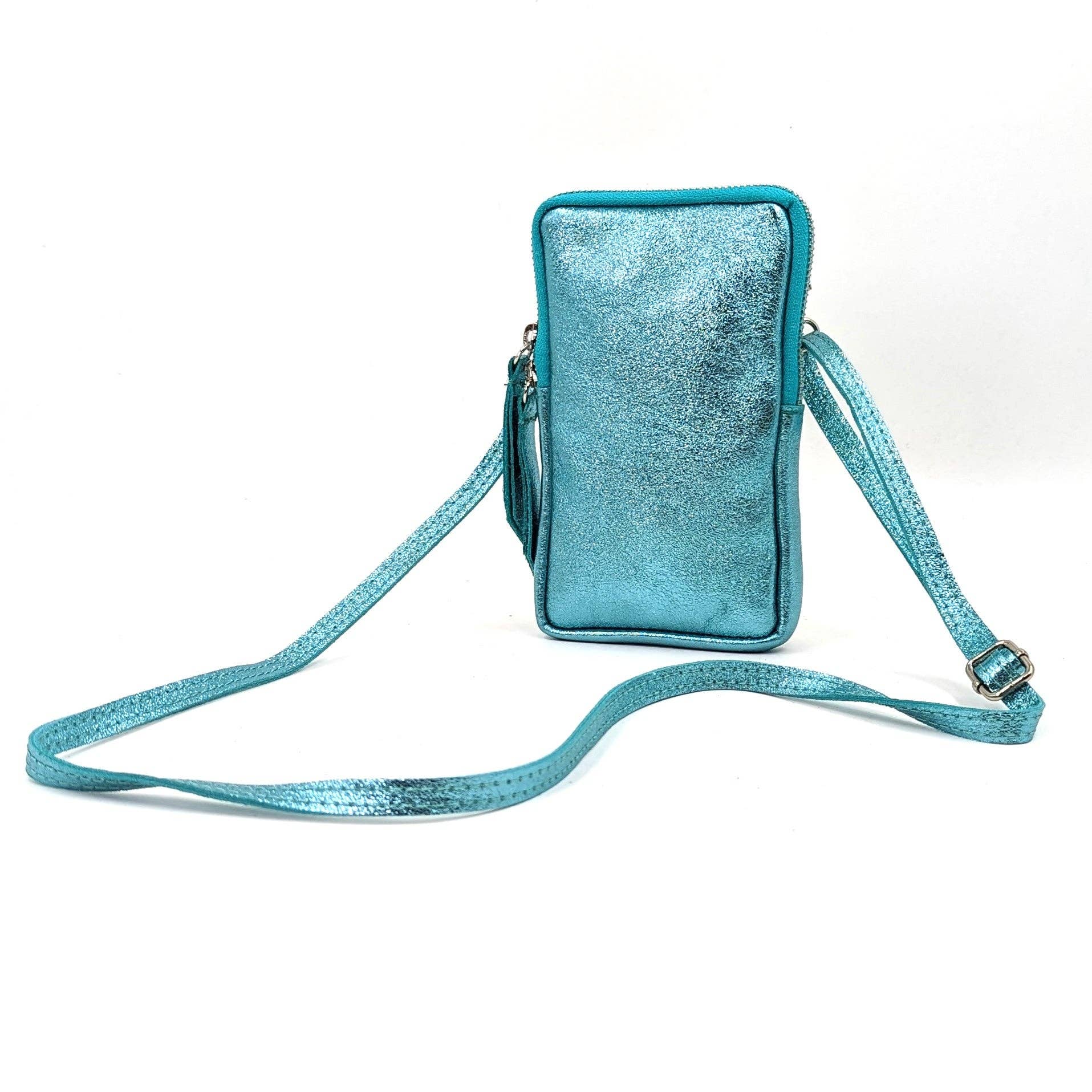 Tempest Designs – wholesale Crossbody bag – Women's – Essential metallic leather cross body phone bag/purse9