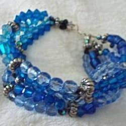 Crossover Cuff Bracelet for wholesale by Amy's Handmade Gifts