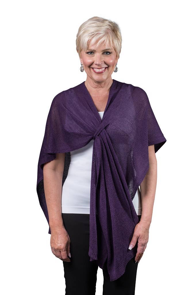 TINA Stephens Italy/Tees By Tina - Wholesale Wrap - Women's - Aliya Multi Way Cotton Wrap (W108)11