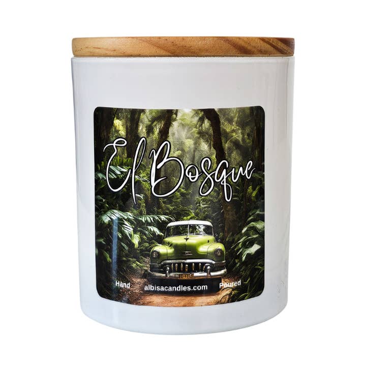 El Bosque candle for wholesale by Albisa Candles