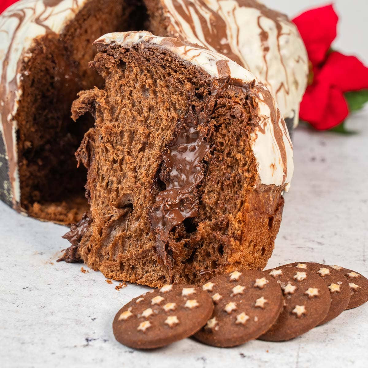 Sicilyaddict - Wholesale Cake - Artisanal panettone with ciokostelle flavor2