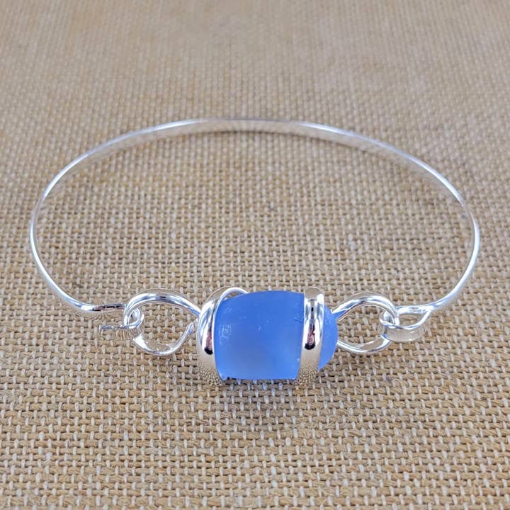Sadie Green's Jewelry - Wholesale Cuff Bracelet - Sea Glass Bracelet ALP-SG-CB11