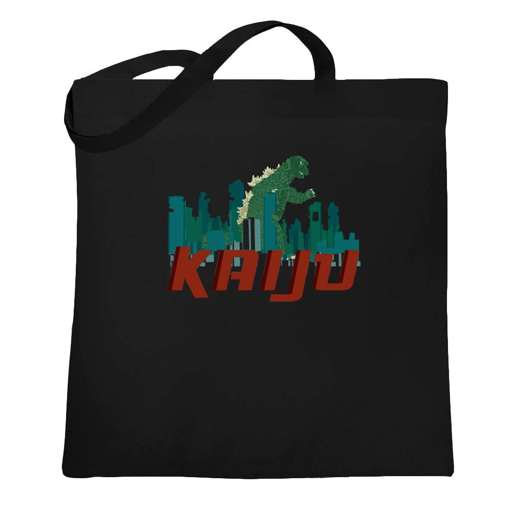 Pop Threads - Wholesale Tote Bag - Unisex - KAIJU Destroying The City  Tote Bag1