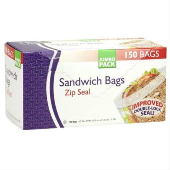 EcoQuality - Wholesale Food storage wrap/bag - Jumbo Pack Zip Seal Sandwich Bags – Maximum Storage Solution0
