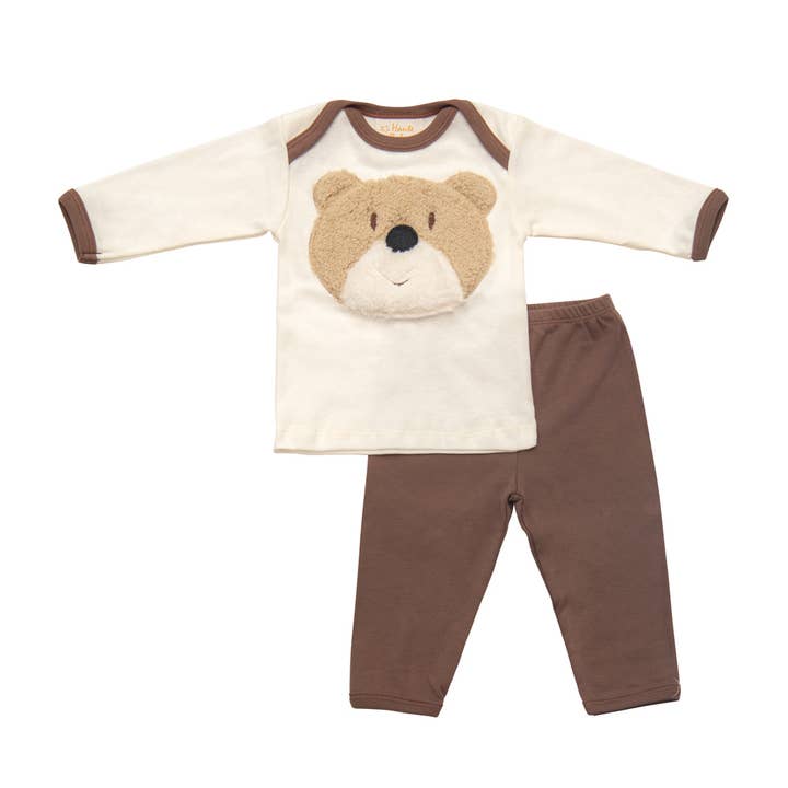 Haute Baby Bear Wear Boys Legging Set för spädbarn och småbarn för wholesale av Haute Baby
