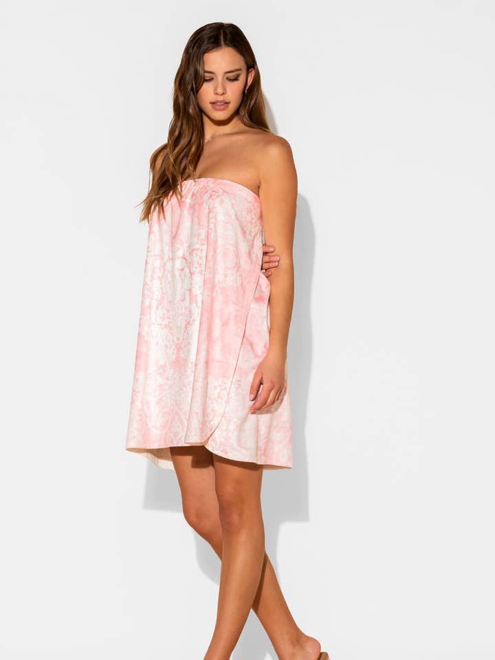 Romantique Pink Spa Wrap for wholesale by Wrap Up by VP