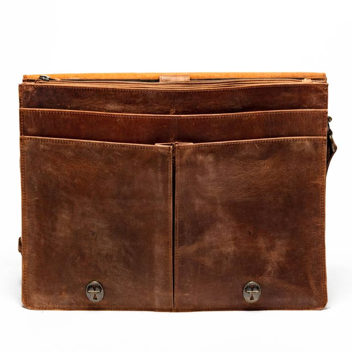 Hides - Wholesale Briefcase - Unisex - Thomas Leather Briefcase