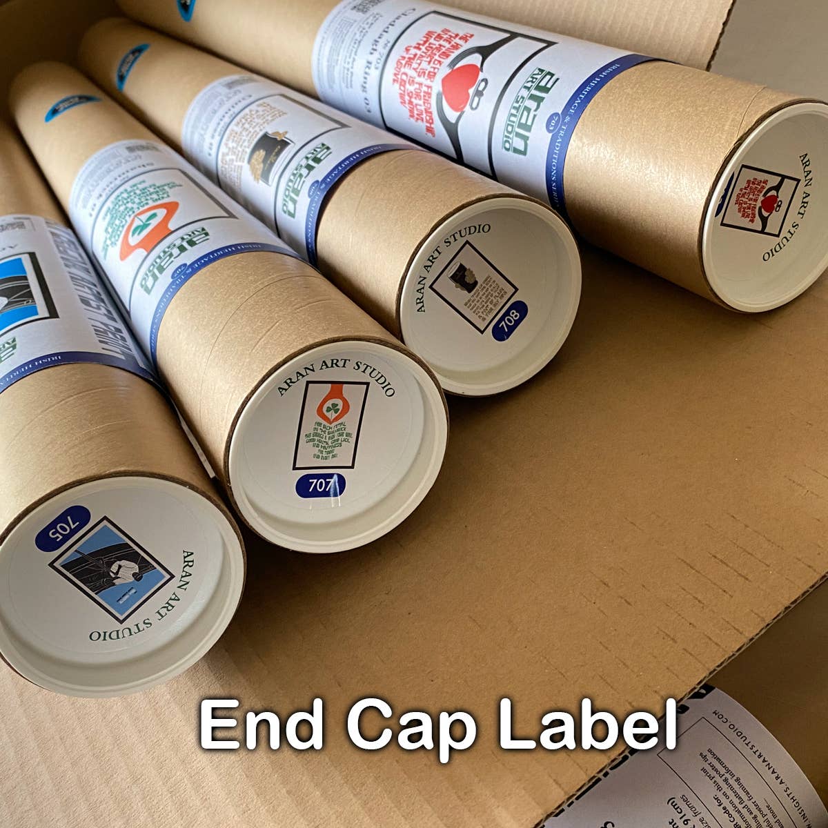 Aran Art Studio - Wholesale Poster - Shamrock Ireland Poster (Original print 24" x 36") Irish5