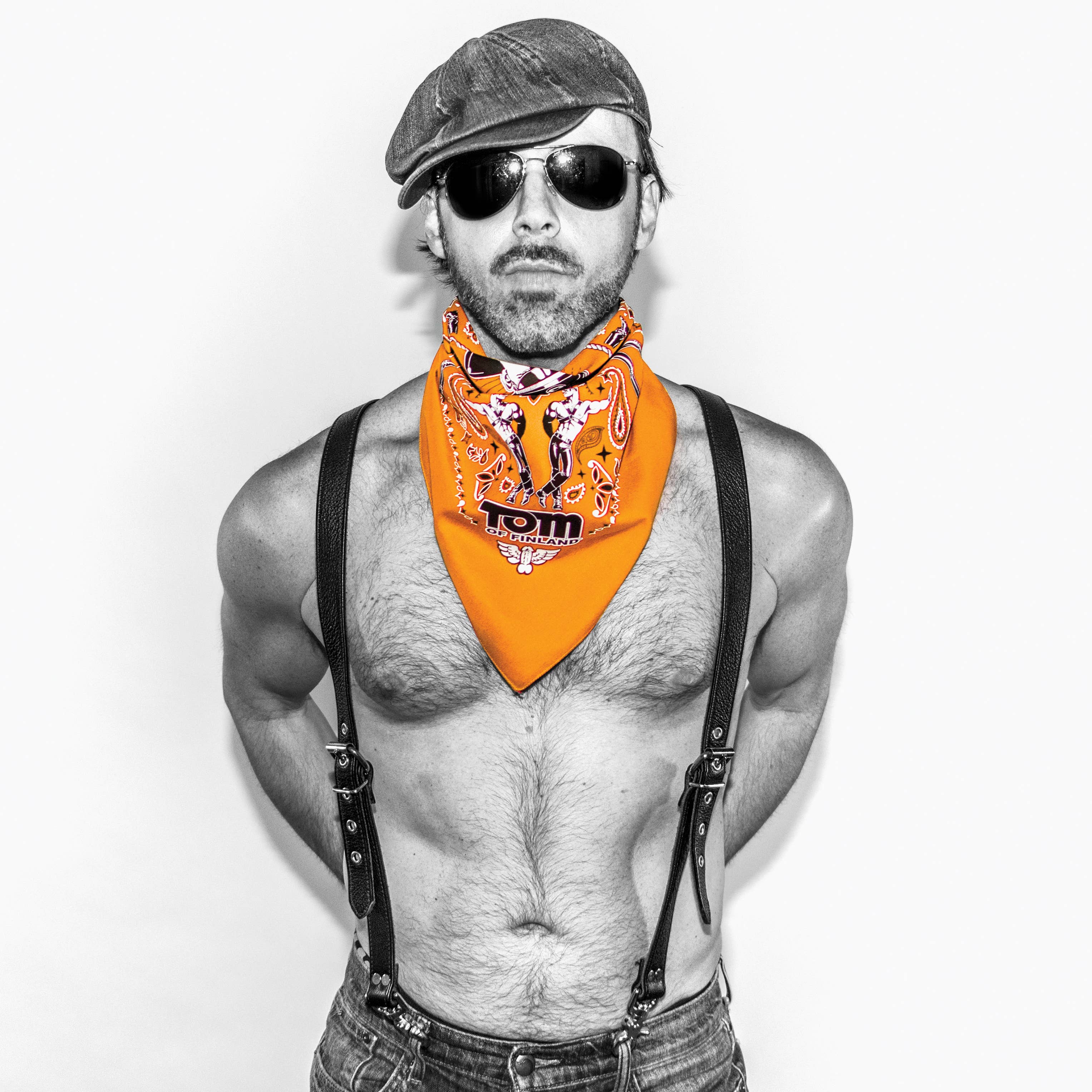 Peachy Kings / Kweer Cards - Vendita all'ingrosso Bandana - Unisex - Mascherina Bandana Tom of Finland (Gay Queer LGBT)3