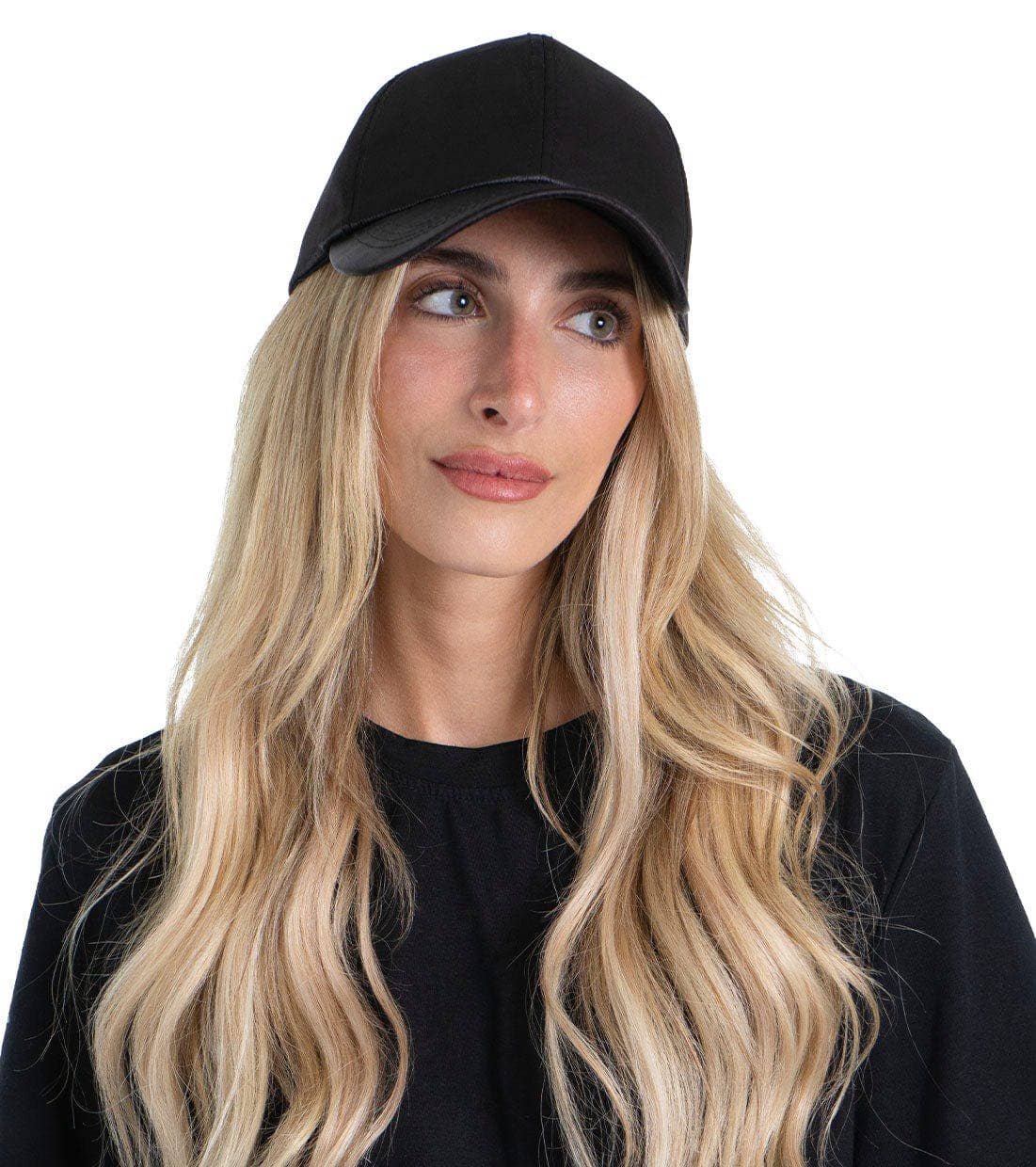 BLACK Magid Satin Baseball Cap for wholesale on Faire3