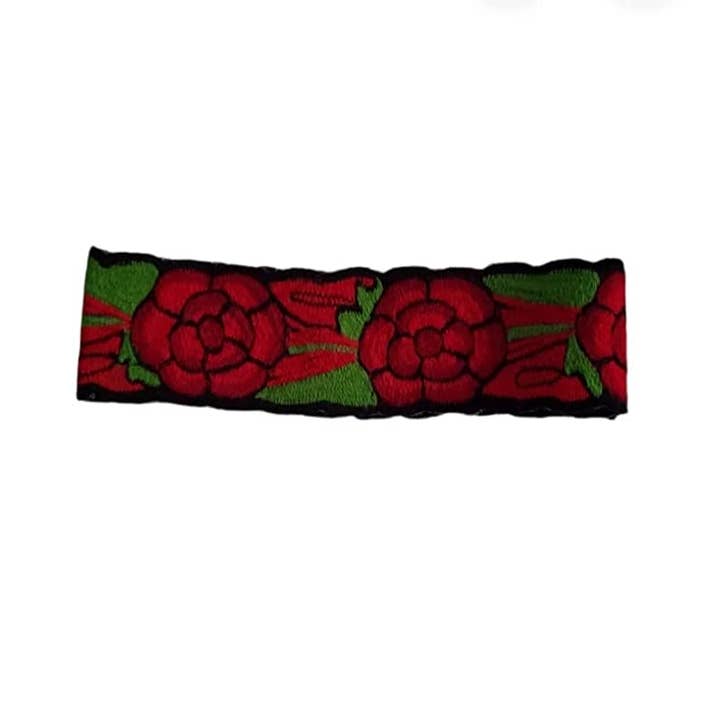 Puerta21 - Wholesale Belt - Women's - Mexican Floral Embroidered Belt from Mexico traditional tipi3